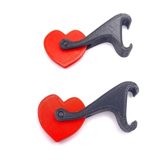 Shoe tails charm heart spurs attachment for slip on shoes - Picture 1 of 4